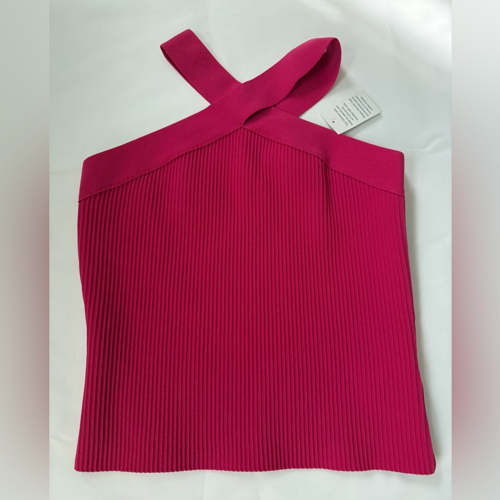 BAILEY 44 Women’s Sleeveless Criss Cross V—neck  Ribbed  Tank Top.